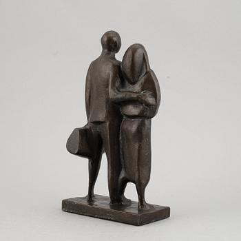 Eric Elfwén, a bronze skulpture, signed EE.