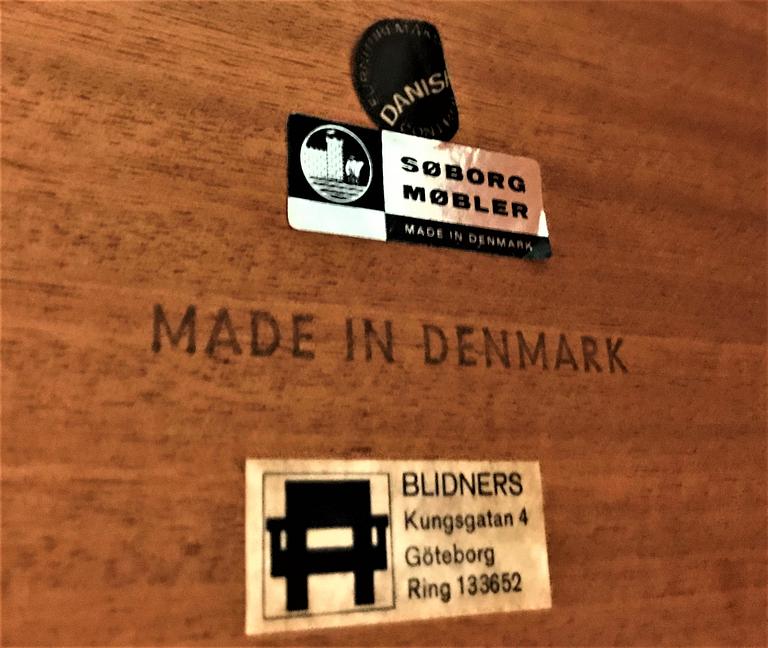 Børge Mogensen, A teak desk, Søborg Möbler, Denmark, 1950's/60's.