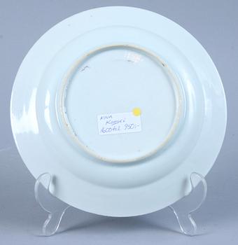 TALLRIK, porslin, Kangxi, Kina, 1600-tal.