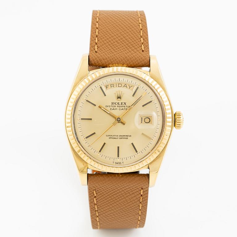 Rolex, Day-Date, "Pie-Pan", wristwatch, 36 mm.