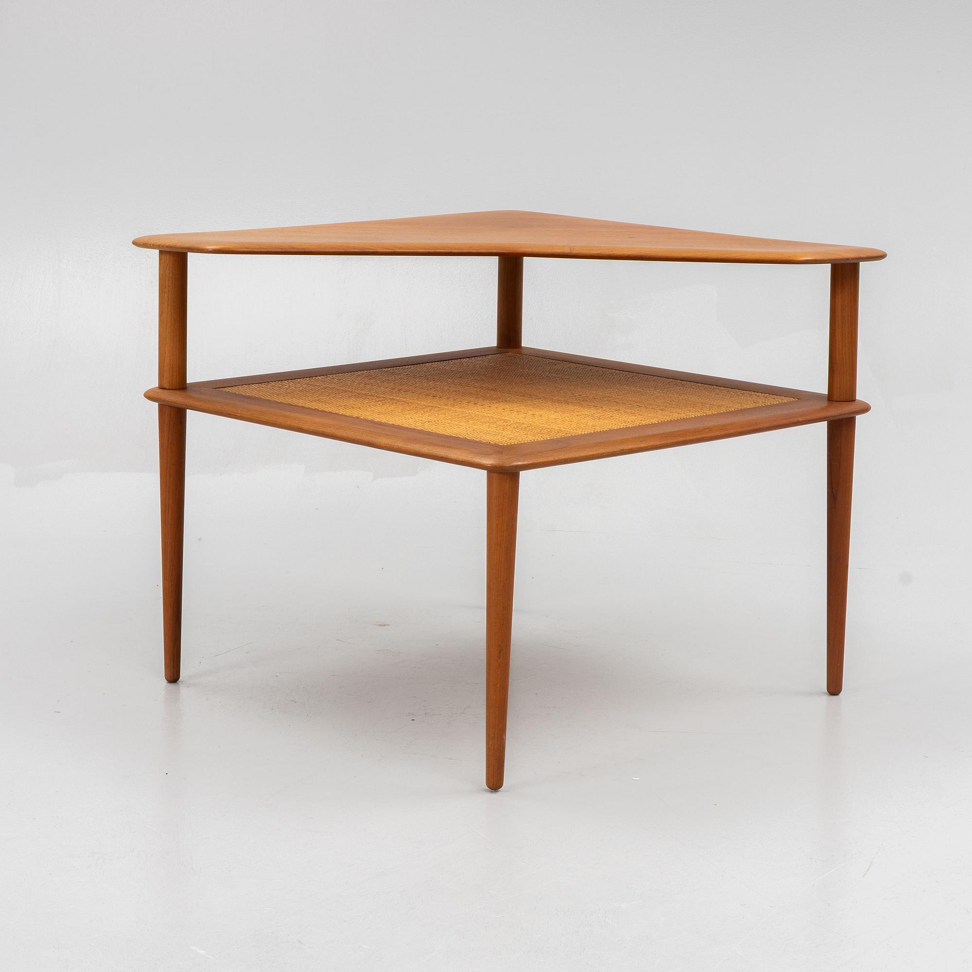 Peter Hvidt & Orla Mølgaard Nielsen, soffbord, "Minerva", France & Son, Danmark, 1960-tal.