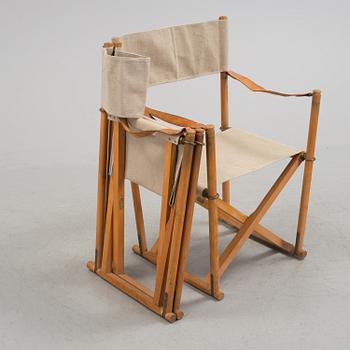 A pair of Mogens Koch folding chairs "MK16", Interna, Danmark, Källemo.