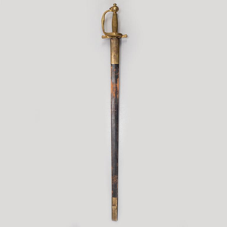 A Swedish sword, second half of the 18th century.