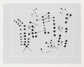 Ernst Mether-Borgström, silkscreen, signed and dated -70, numbered 54/90.