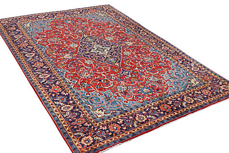 A carpet, Golpaygan, ca 353 x 225 cm.