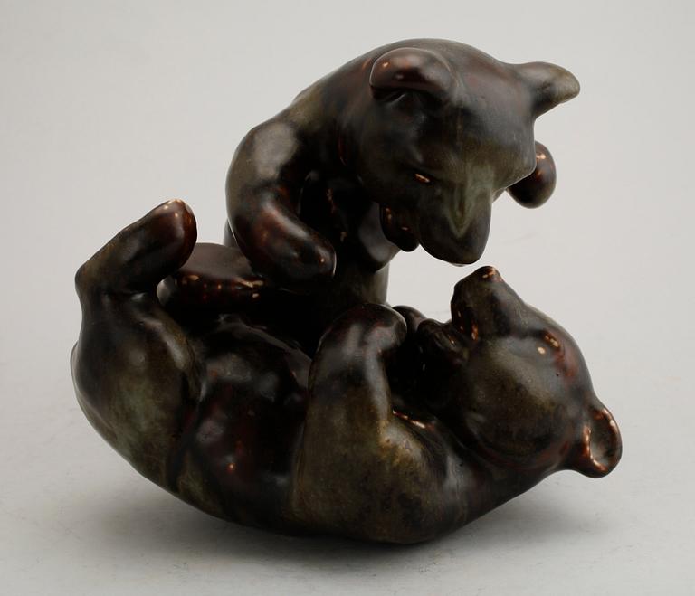 SKULPTUR, stengods, Karl Grössl, Rörstrand.