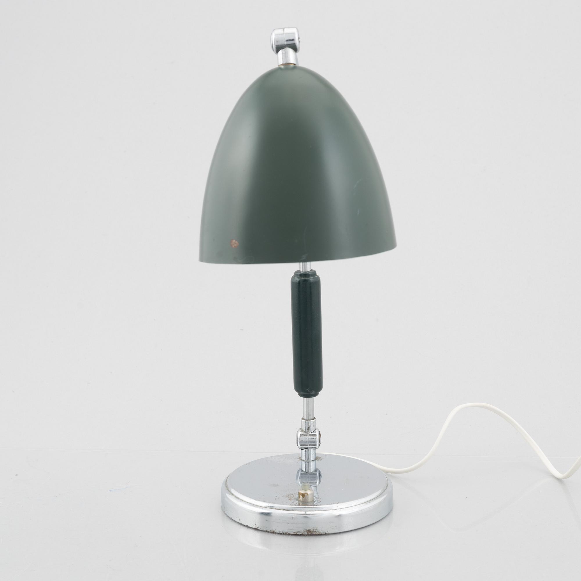 Bordslampa, funkis, 1930-tal.
