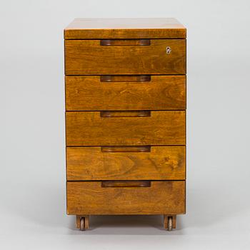 Aino Aalto, A 1940's 'B96' drawer unit for O.Y. Huonekalu- ja Rakennustyötehdas A.B. Finland.