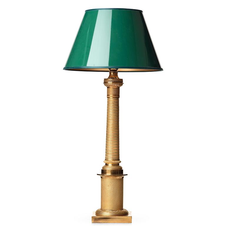 BORDSLAMPA, troligen Ryssland, 1800-talets början, Empire.