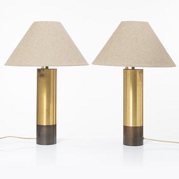 A pair of table lamps, Boréns, Borås, 1960s.