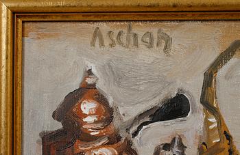 ULF ASCHAN, olja på duk, signerad.