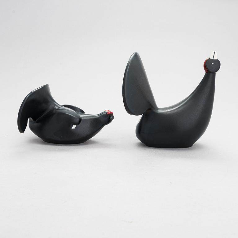 Lillemor Mannerheim, figuriineja, 2 kpl, posliinia, Arabia.