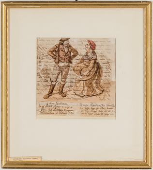 ALEXANDER CLEMENS WETTERLING, akvareller, 2 st.