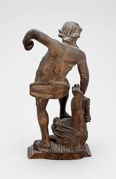 SKULPTUR, trä, barock, 1700-tal.