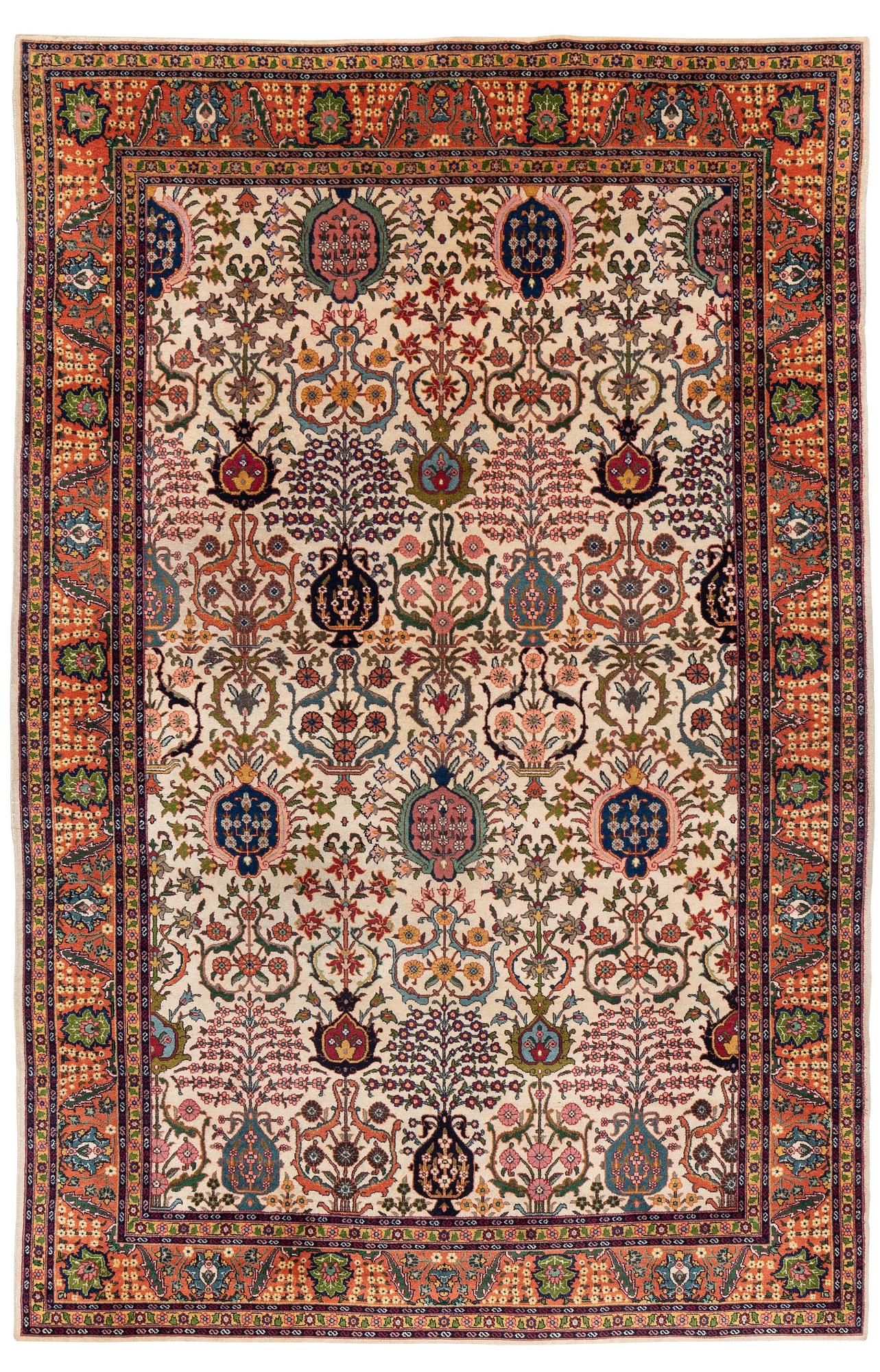 Matta, semiantik, Täbris, ca 286 x 190 cm.