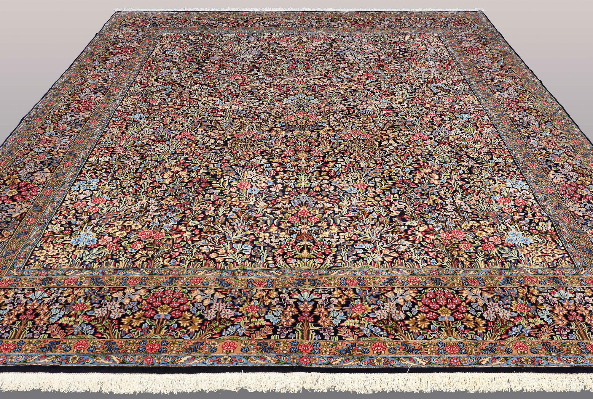 A CARPET, Kirman, ca 405 x 308 cm.