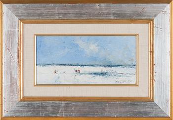 Olli Joki, "Miehet pilkillä" (Ice fishing men).