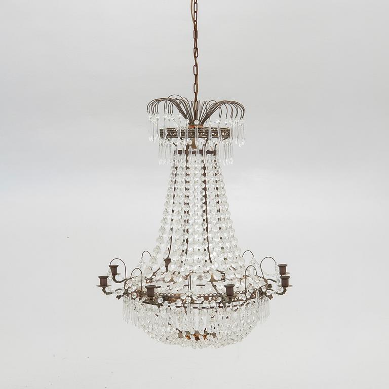 Chandelier, Gustavian style, 20th century.