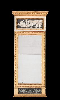 473. A late Gustavian circa 1800 mirror.