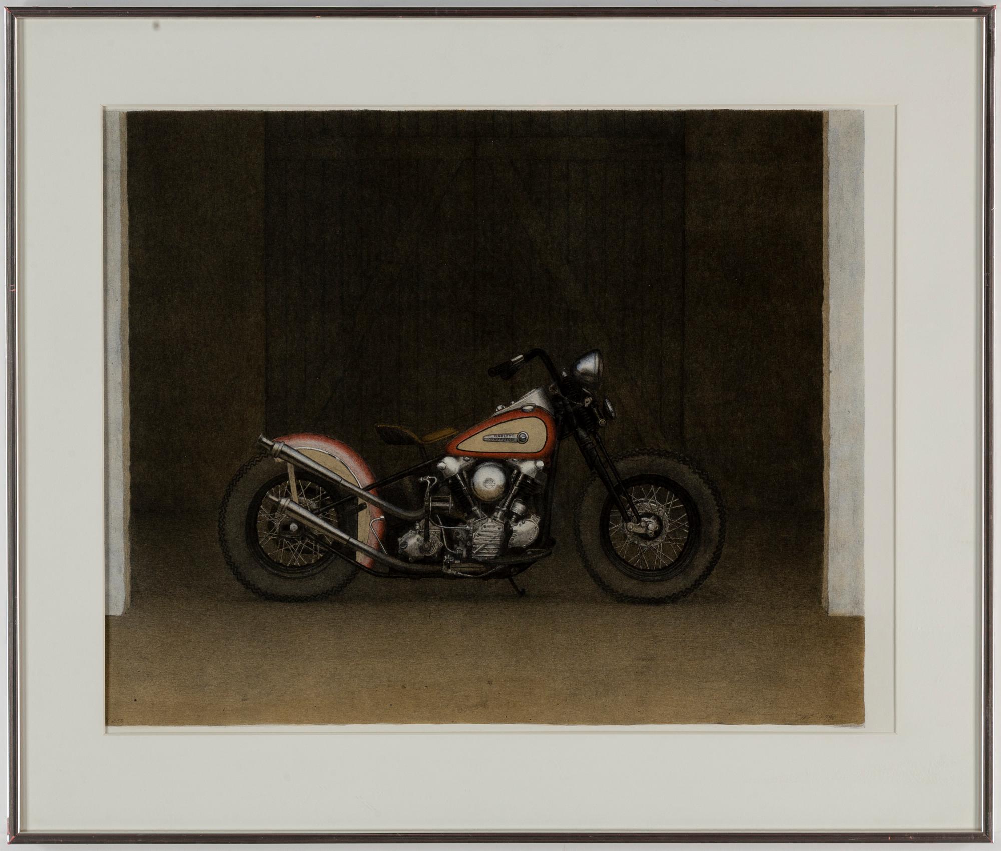 JOHN-E FRANZÉN, lithograph in colours,1996, signed 84/250.