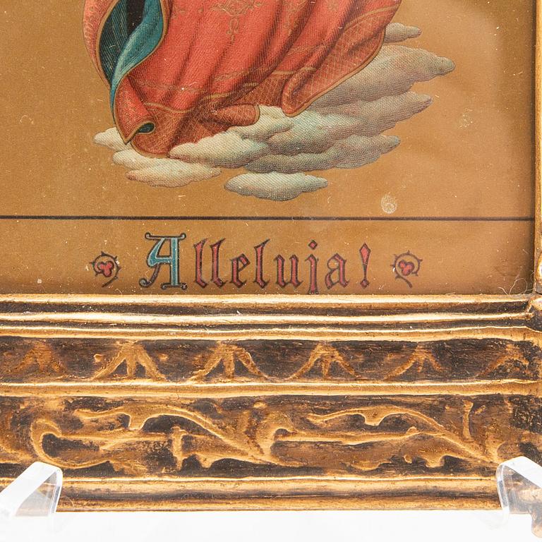 Decorative paintings, 3 pcs, early 20th century.