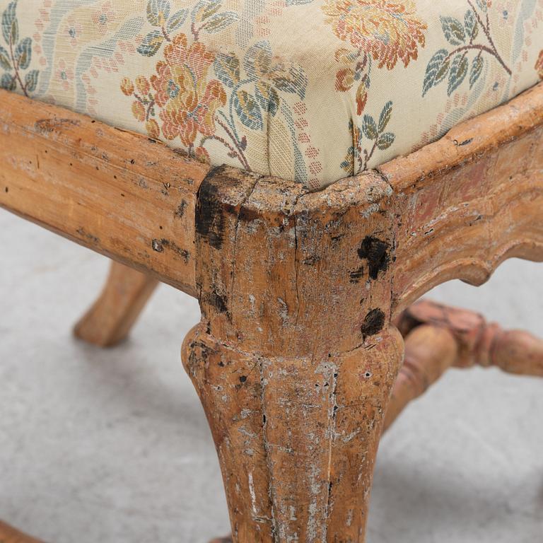 A late baroque/Rococo chair, first half of the 20th century.