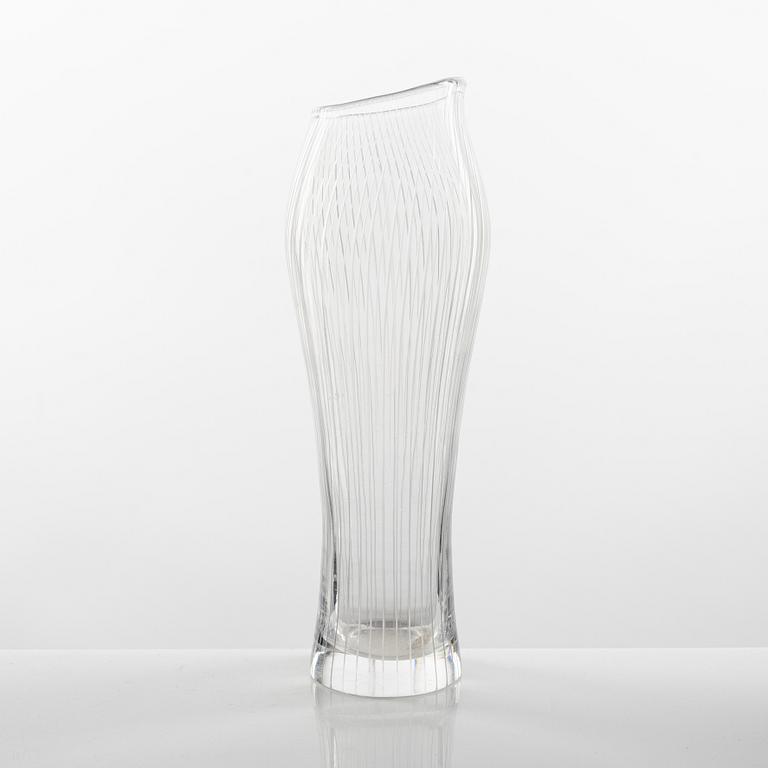 Tapio Wirkkala, a model 3215 glass vase, Iittala, Finland.