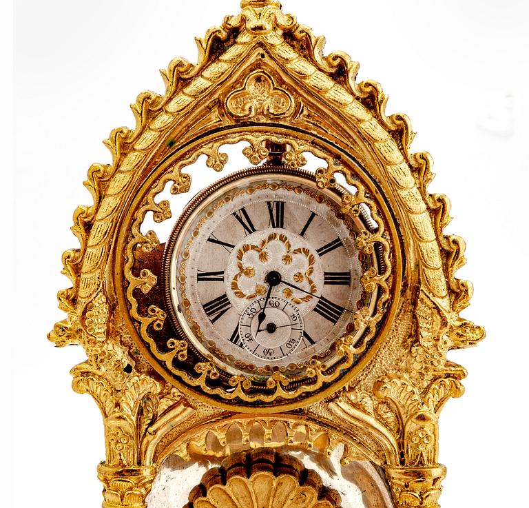 Fickursställ 1800-talets mitt samt fickur Paul Jeannot/C Robert.