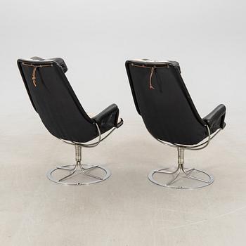 Bruno Mathsson, fåtöljer 1 par, "Jetson" för DUX sent 1900-tal.