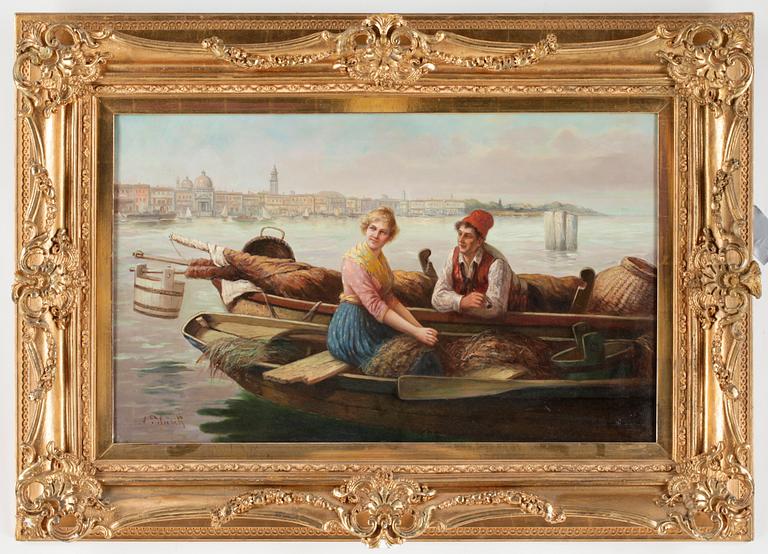 ALOIS TELARIK, olja på duk. Sign.