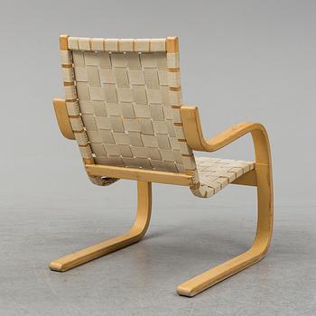 A ALVAR AALTO, model 406 arm chair, late 20th Century.