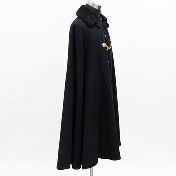 A Finnish naval officer's mess uniform and cape, second half of 20th Century.