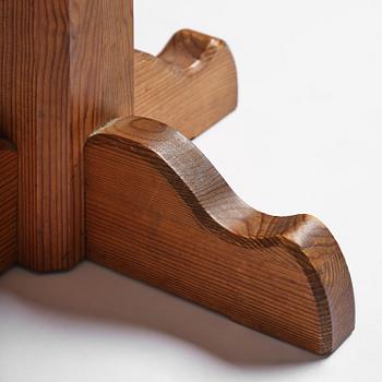 Nordiska Kompaniet, a stained pine "Lovö" table, 1940s.