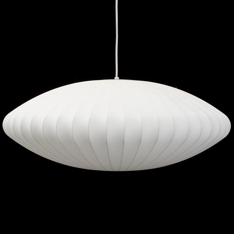A 'Nelson Saucer Bubble' ceiling light by George Nelson, Herman Miller.