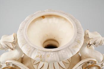 PRAKTURNA, majolika, Rörstrand, omkring sekelskiftet 1900.