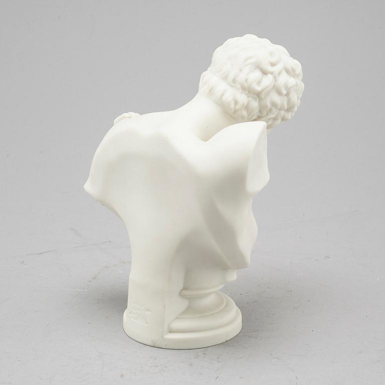 A parian bust from Gustavsberg, 1908.