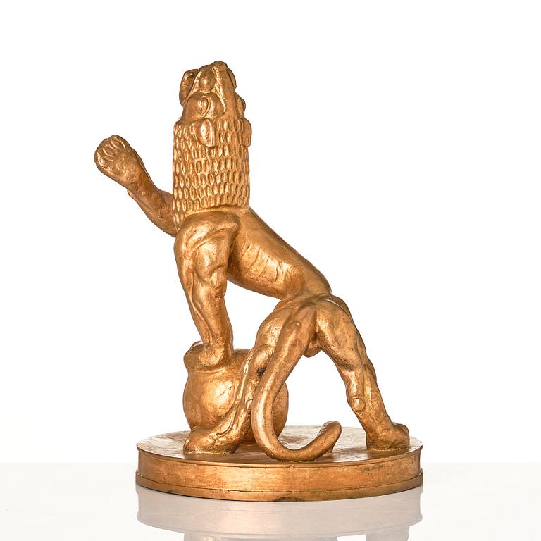 Carl Milles, "Heraldiskt lejon" (=Heraldic lion).