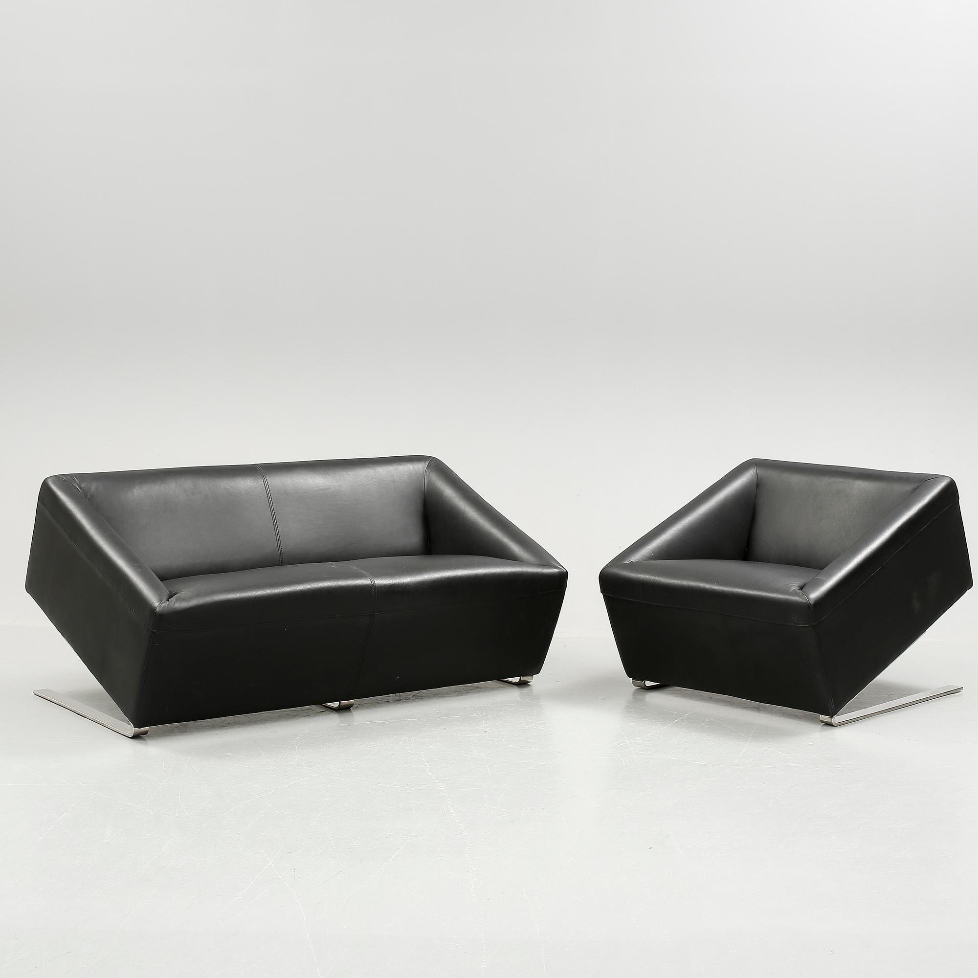 SOFFA OCH FÅTÖLJ, Italien, 2000-tal.