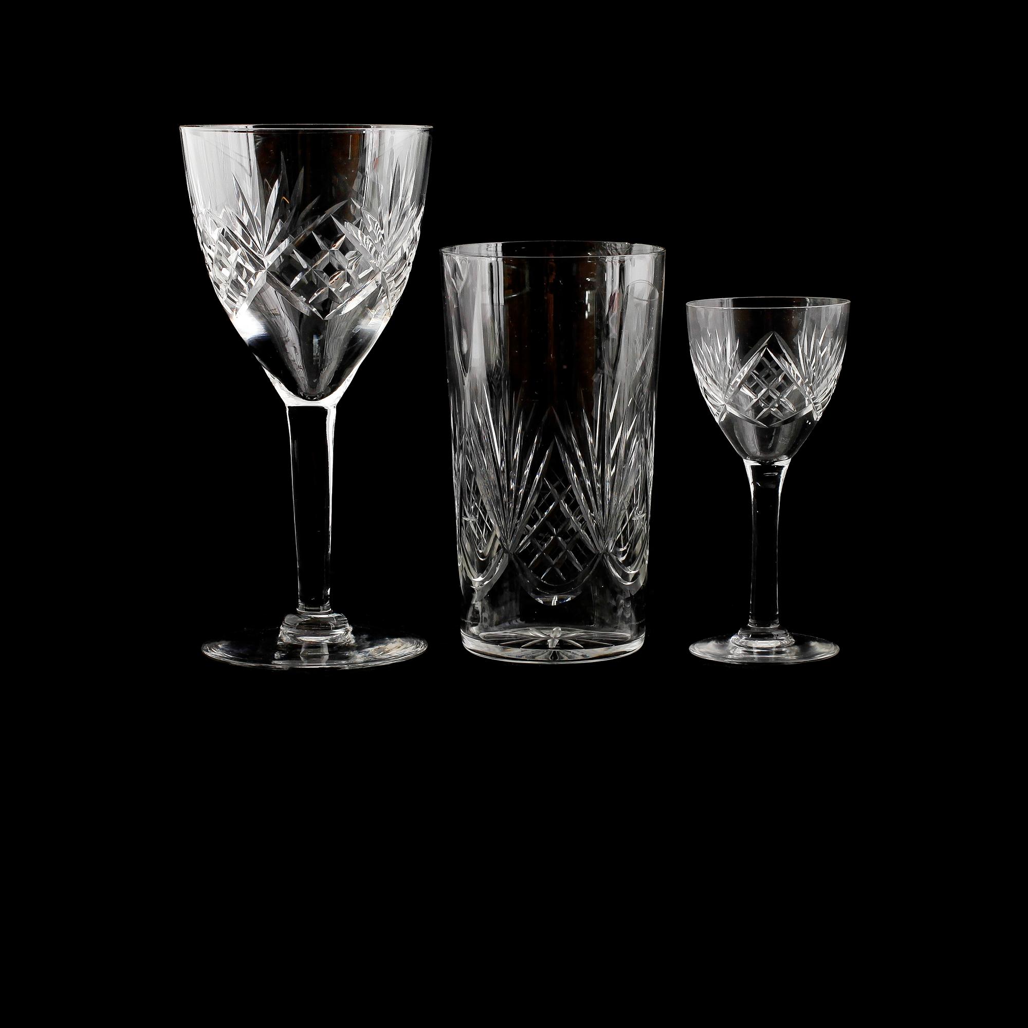 SERVISGLAS, "Helgamodell", tidigt 1900-tal.