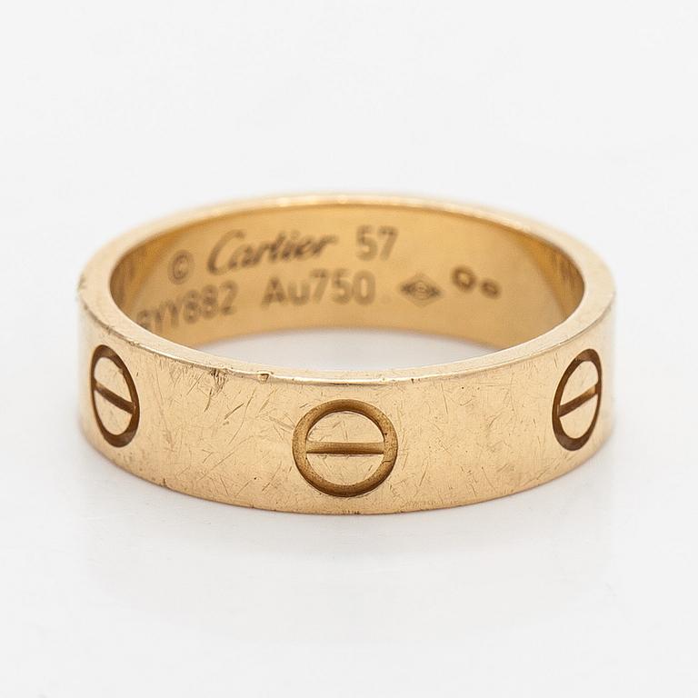 Cartier, "Love", sormus, 18K kultaa.