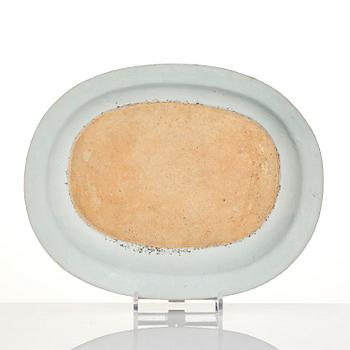 A group of famille rose 'double peacock' serving dishes, Qing dynasty, Qianlong (1736-95). (8 pieces).