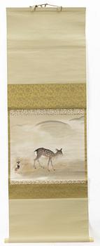 Seiho Takeuchi, Deer, Japan, 20th century.