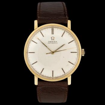 ARMBANDSUR, 18k guld, Omega, 1900-talets mitt.