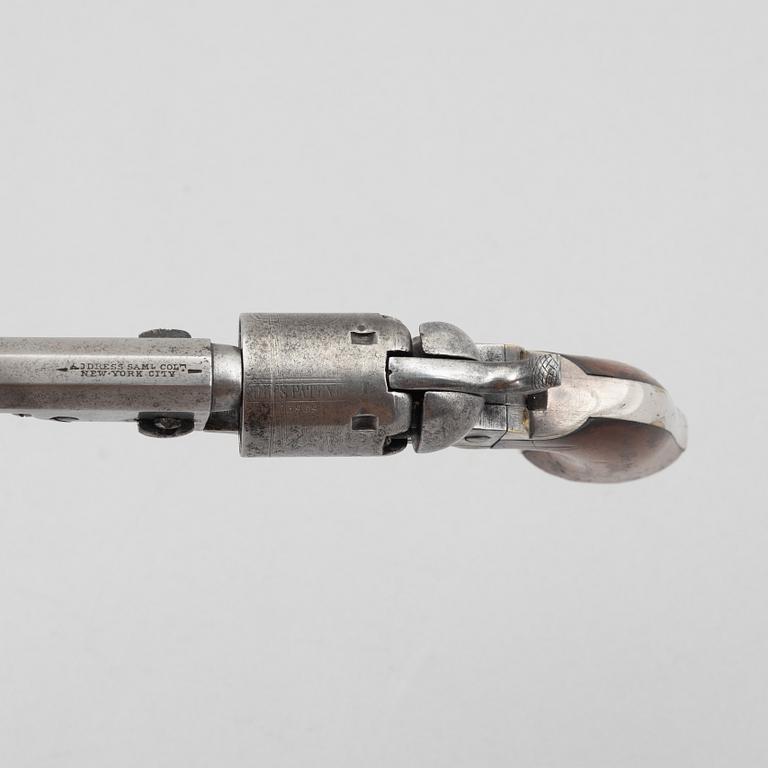 Slaglåsrevolver, Colt Pocket, USA, 1850.