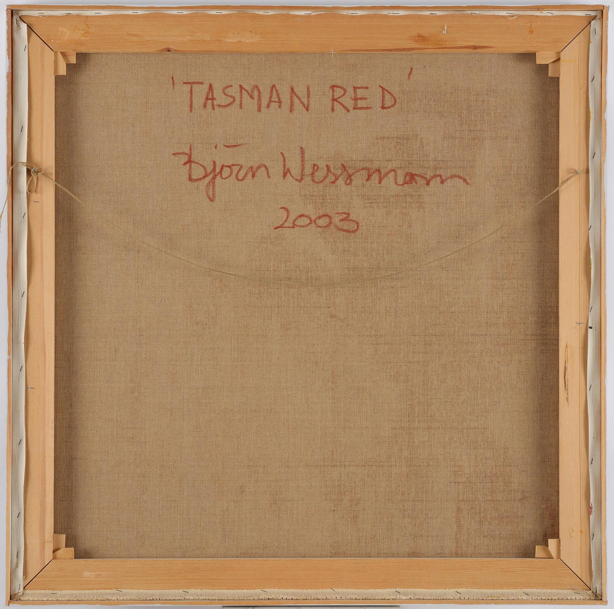 Björn Wessman, "Tasman red".