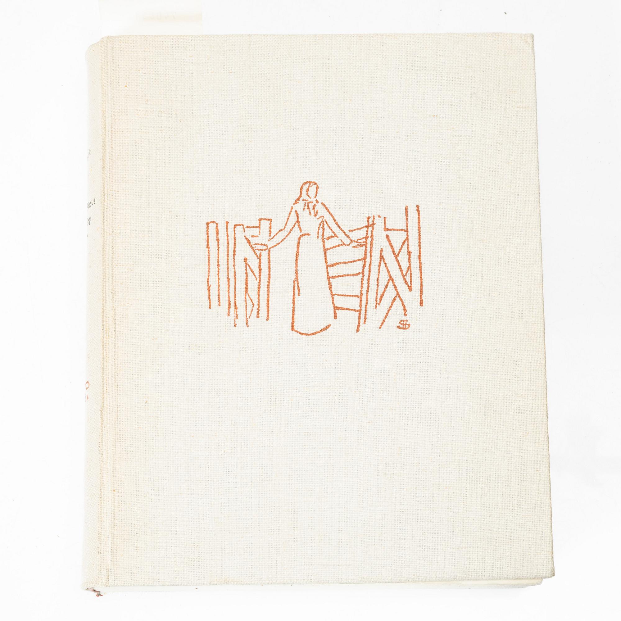 En samling konstböcker, 12 volymer, 1823-1969.