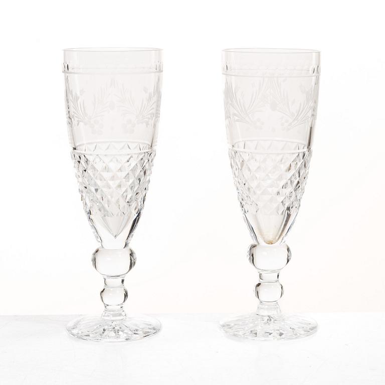 Champagneglas, 7 st, "Elvira Madigan", Kosta.