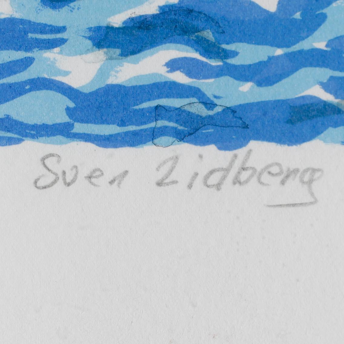 SVEN LIDBERG, färglitografi, signerad och numrerad 37/280.