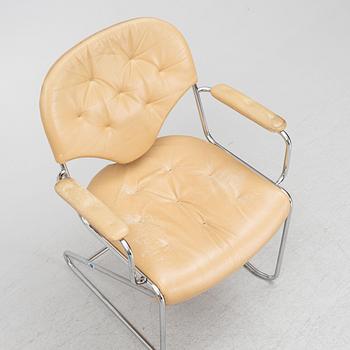 Sam Larsson, four 'Sam' chairs, Dux, 1980's.