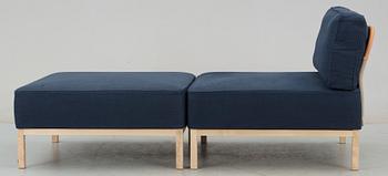 SOFFA / SCHÄSLONG MED SITTPALL, "Rejoin", Ire möbler, 2012.